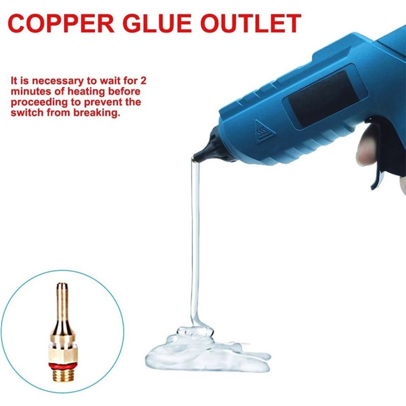 Pistola de pegamento termofusi - Hot Melt Glue Gun Cordless reseña y precio