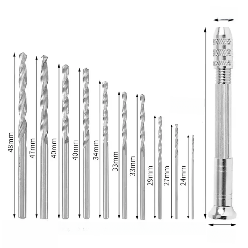 Mini taladro manual de 0.8-3.0 - Hand Tools reseña y precio