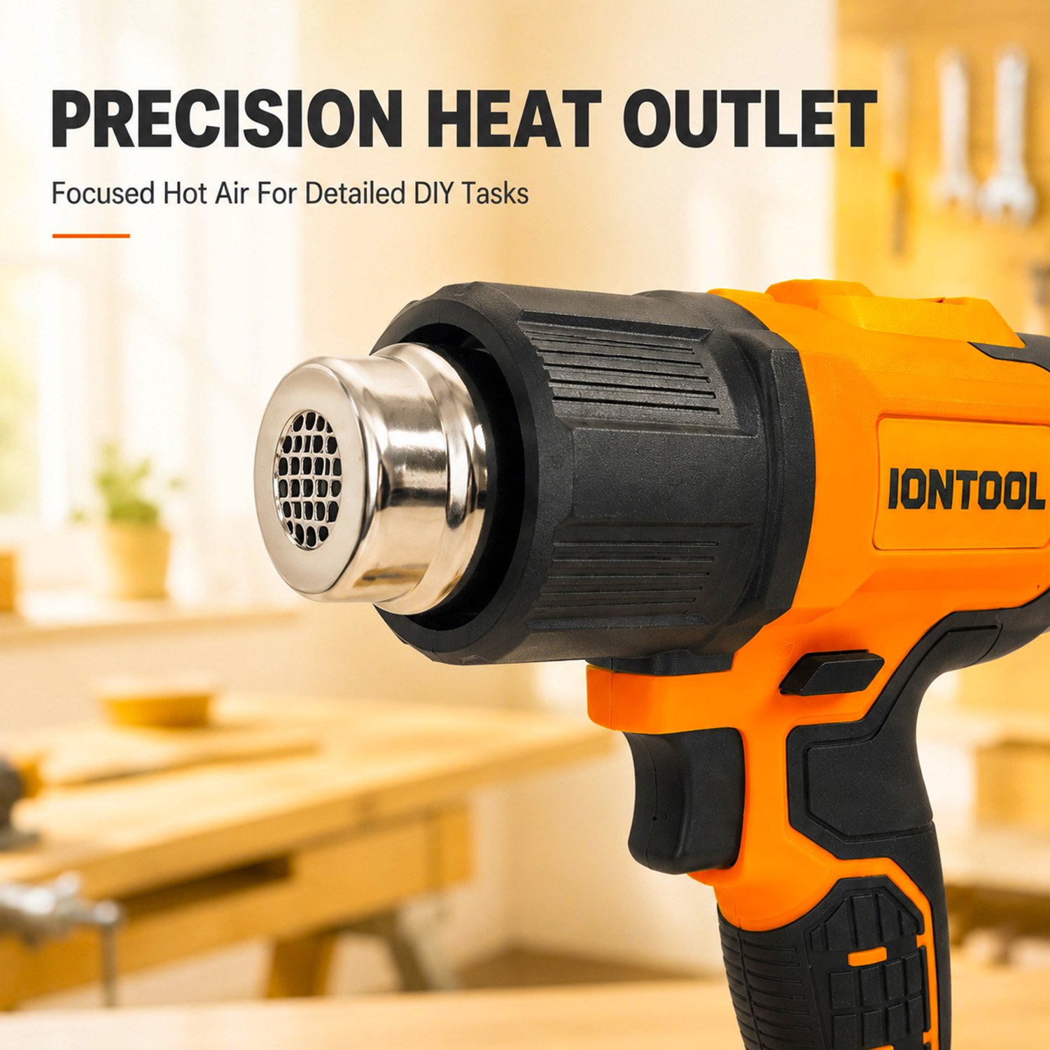 IONTOOL 250/500LPM 550 ℃   Pis - Cordless Heat Gun For Shrink Tubing reseña y precio