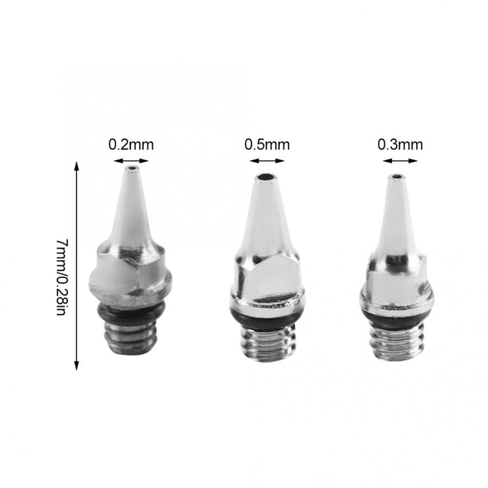 Boquilla de aerógrafo de 0,2/0 - Airbrush Kit With Mini Compressor reseña y precio