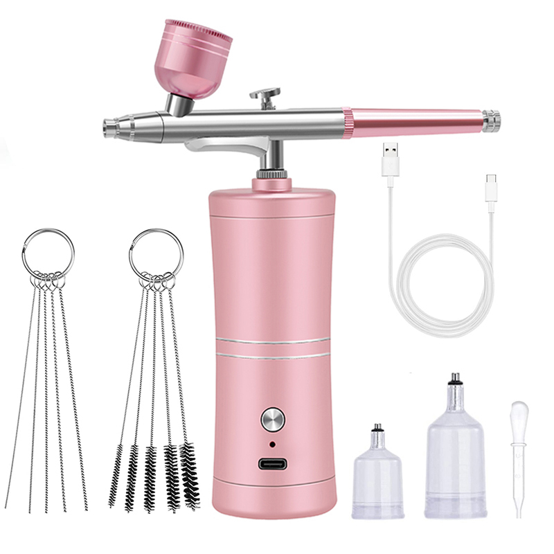Aerógrafo inalámbrico recargab - Airbrush Kit With Mini Compressor reseña y precio