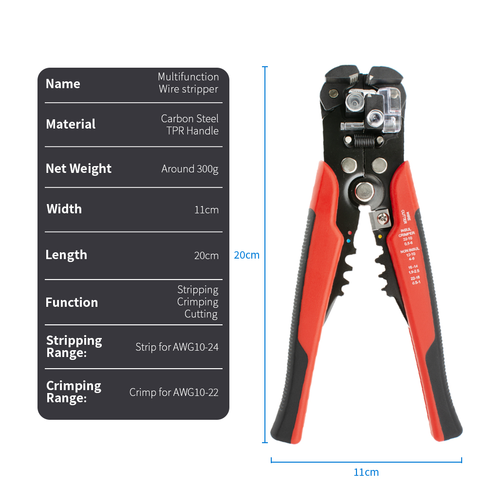 Alicates Profesionales Automát - Automatic Wire Stripper Cutter reseña y precio