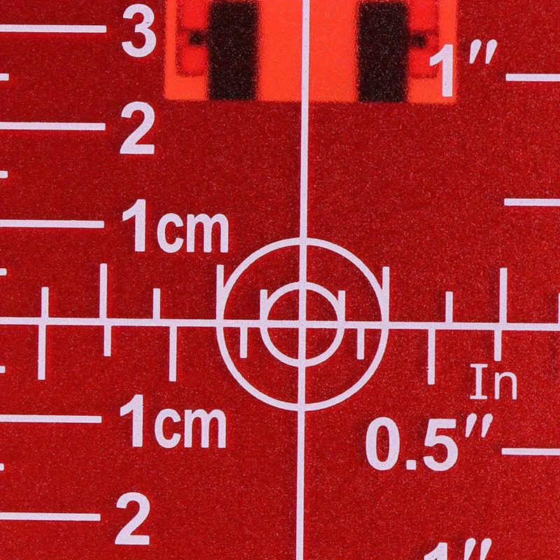 1 unidad de tarjeta de objetiv - Laser Level 16 Lines 4D Green reseña y precio