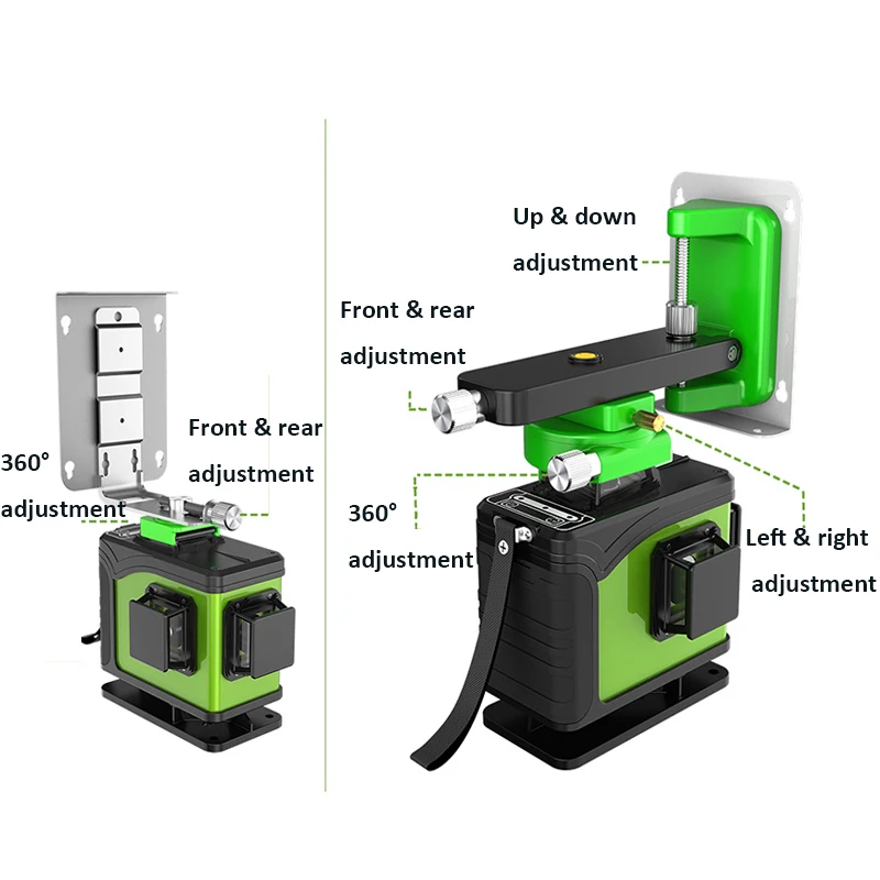 Diodo láser verde, 16 líneas,  - Laser Level 16 Lines 4D Green reseña y precio