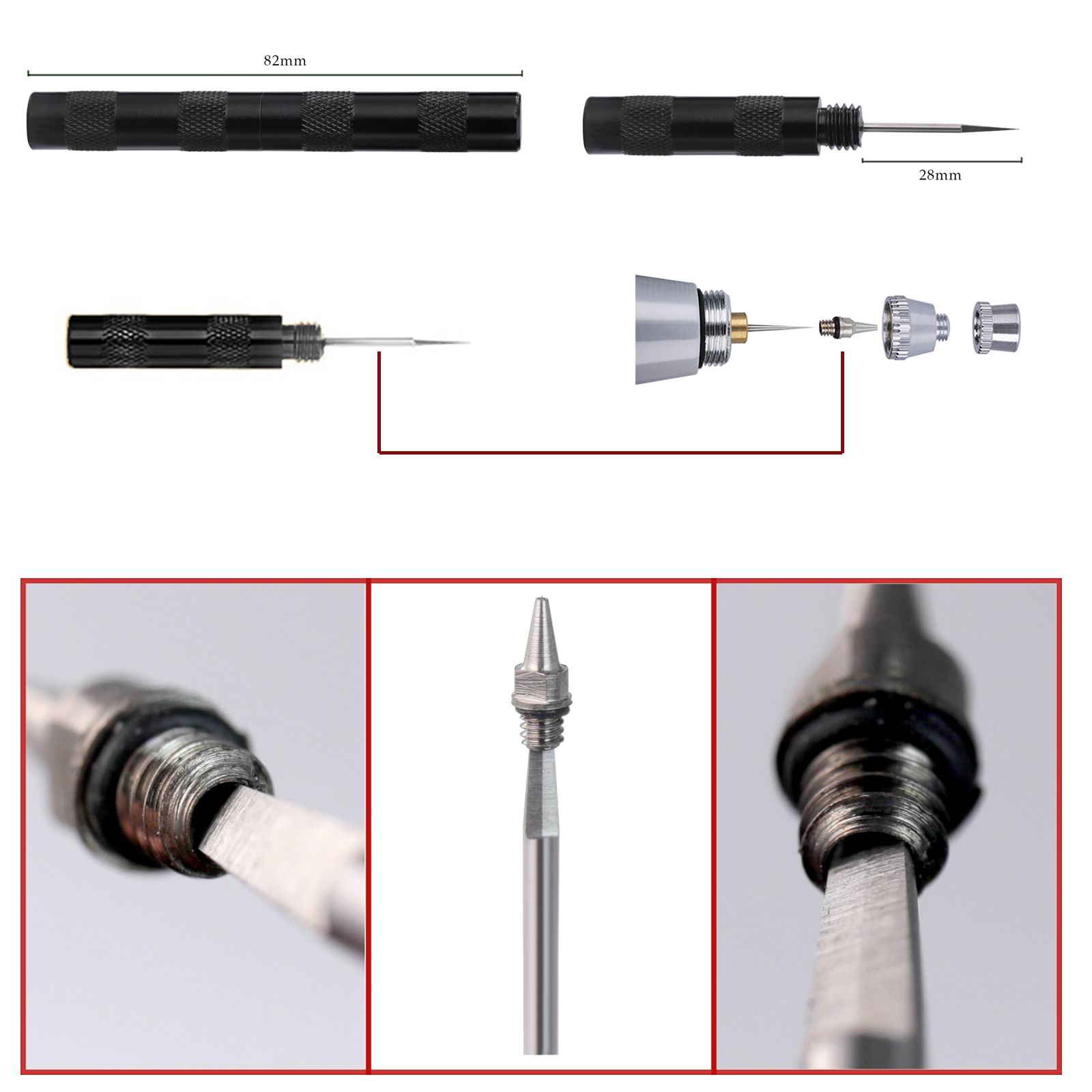 SAGUD Kit de Limpieza para Aer - Airbrush Kit With Mini Compressor reseña y precio