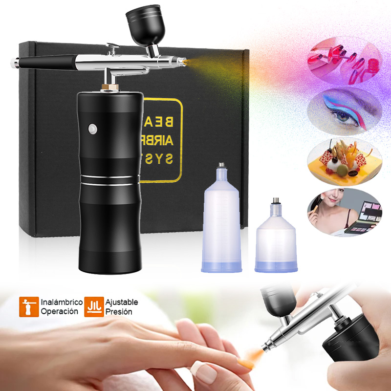 Mini Kit de compresor de aire  - Airbrush Kit With Mini Compressor reseña y precio
