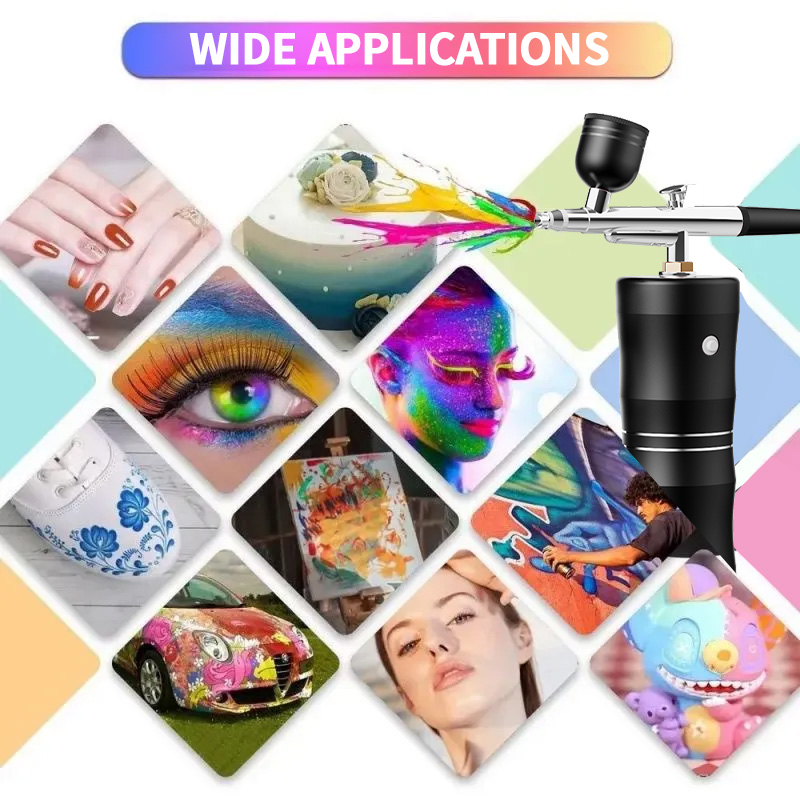 Mini Kit de compresor de aire  - Airbrush Kit With Mini Compressor reseña y precio
