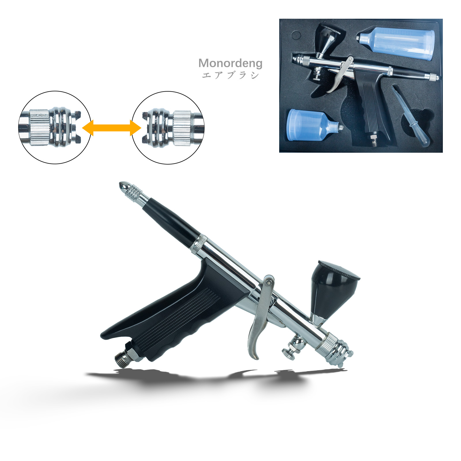 Kit de Aerógrafo de Doble Acci - Airbrush Kit With Mini Compressor reseña y precio